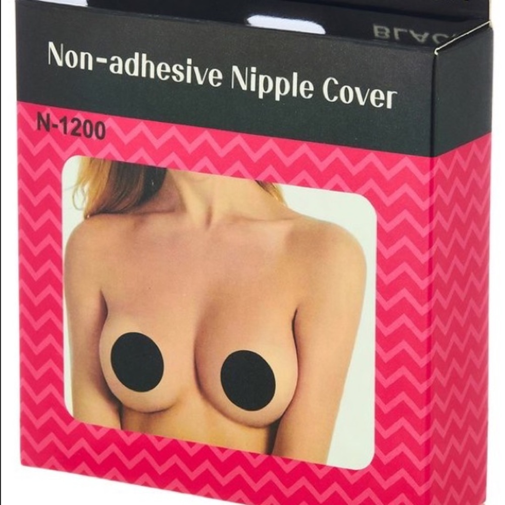 Black Nipple Covers NWT OSFA